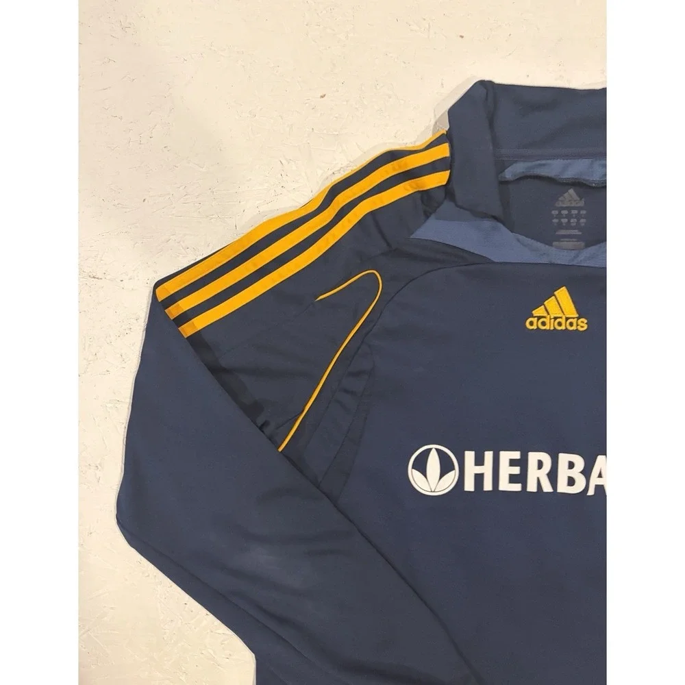 Adidas 2007 LA Galaxy David Beckham Soccer Away Jersey #23 Men's Large L